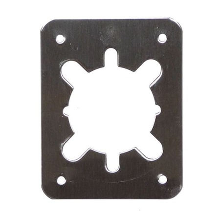 Don-Jo 3-1/2" x 4-1/2" Remodeler Plate with Cross Bolt Holes RP135452630